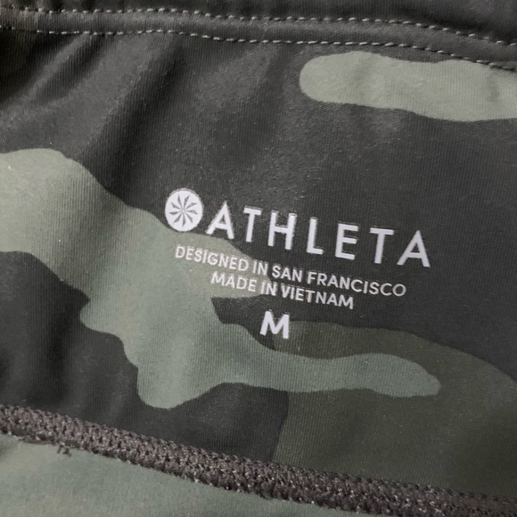 ATHLETA Black Camo Contender PowerLift 7/8 Leggings - Picture 6 of 6